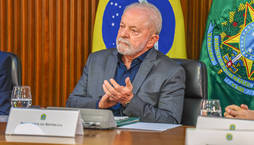 'Quando um não quer, dois não brigam', diz Lula sobre a guerra (Ricardo Stuckert/PR - 9.1.2023)